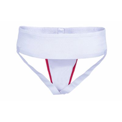 3. Herren-Hosenträger-Schrittschutz - Weiß - M