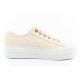 4. Lee Cooper Damen-Schnürsneakers beige Plateau