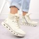6. Rieker W RKR720 isolierte Sportstiefel, weiß