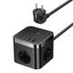 Baseus PowerCombo 3AC+2U+2C 30W EU-Steckdosenleiste (1,5 m; schwarz)
