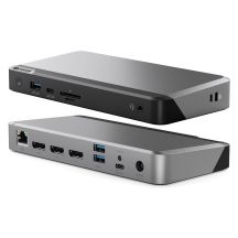 ALOGIC MX3 Kabelgebundener USB 3.2 Gen 1 (3.1 Gen 1) Typ-C Laptop, Schwarz, Grau