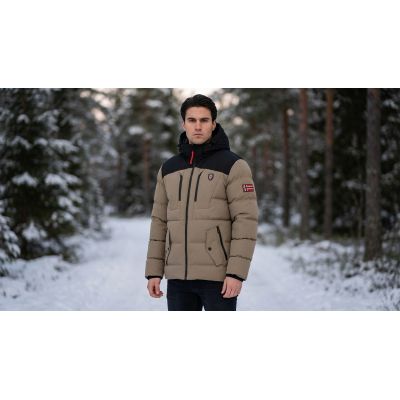 6. Herrenparka Geographical Norway CACHOT BEIGE DB MEN 068 (WA1696H/GN-BEIGE)