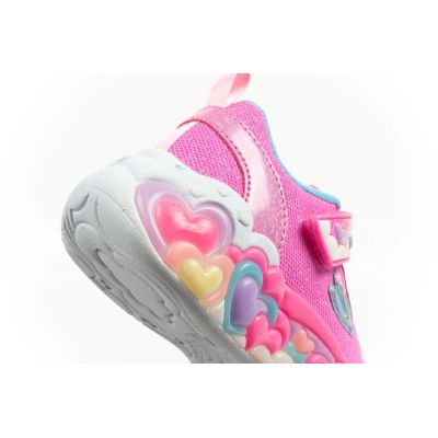 6. Skechers S Lights LED Kinder-Sportschuhe für Mädchen mit Klettverschluss