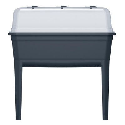 15. Stehendes Gewächshaus-Anzuchtbeet Respana Set Ecoline 74,6 x 77,7 x 36,8 cm Anthrazit