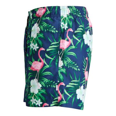 2. Jack&Jones Herren JWHARUBA Badeshorts mit Print 12206537 Marineblau Blazer Flamingo
