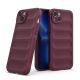 7. Magic Shield Case Hülle für iPhone 14 Plus elastische gepanzerte Hülle in Burgund