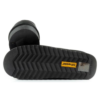 9. D.Franklin Damen Schneestiefel Winter Modische Isolierte Stiefeletten Schwarz