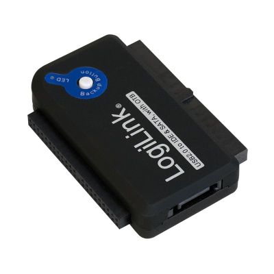 4. Logilink USB 2.0 zu IDE und SATA 2,5" / 3,5" Adapter Schwarz (AU0006C)