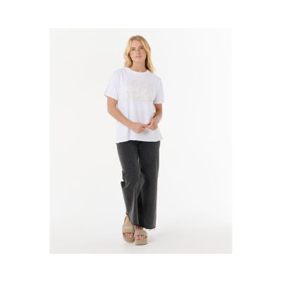 4. Weißes T-Shirt RIP CURL OCEANIC RELAXED TEE