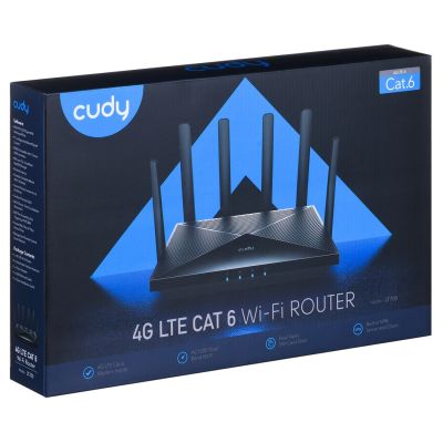 6. CUDY LT700_EU LAN Gigabit AC1200 Router Dualband-WLAN Mesh 4G LTE Cat.6 Dual-SIM