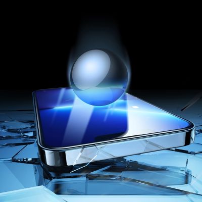 6. Joyroom Knight 2,5D TG Panzerglas für iPhone 14 Plus Vollbild mit Rahmen transparent (JR-H03)