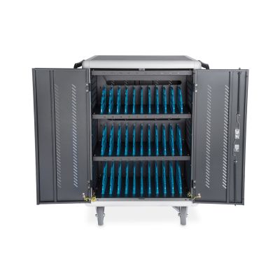 25. DIGITUS mobiler Schrank auf Rollen zum Laden von Notebooks/Tablets bis zu 15,6 Zoll