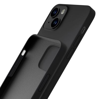 11. iPhone 14 Plus 3mk Silikonhülle Serie – Schwarz