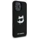 4. Karl Lagerfeld Silikon Choupette Kopf Print MagSafe iPhone 16 Pro Hülle - Schwarz