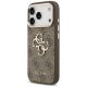 2. Guess 4G Big 4G Classic Logo Hülle für iPhone 17 Pro / 18 Pro – Braun und Gold