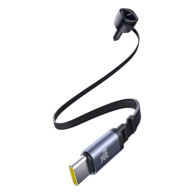 4. Baseus Enjoyment Max 90W Autoladegerät 2x USB-C + USB-C und Lightning Kabel - Schwarz