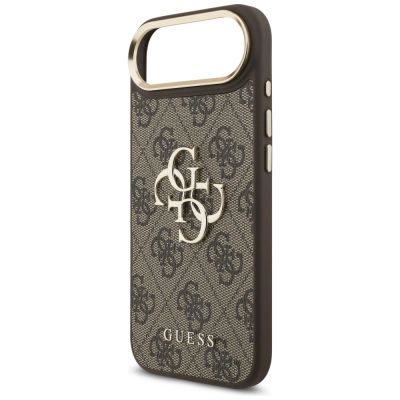 6. Guess 4G Big 4G Classic Logo Hülle für iPhone Air – Braun und Gold