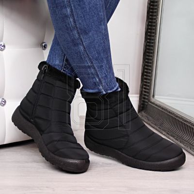 3. Waterproof snow boots with a zipper NEWS W EVE181A black