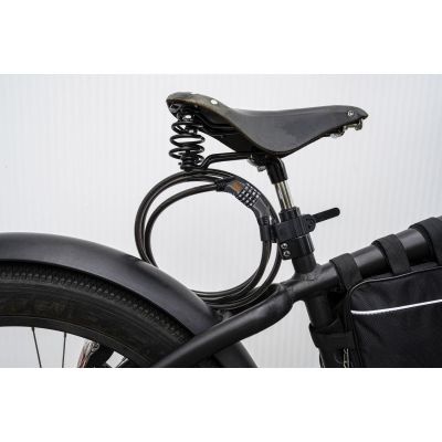 15. FAHRRADSCHLOSS MIT CODE 10x900MM MIT BLACK+DECKER HALTERUNG