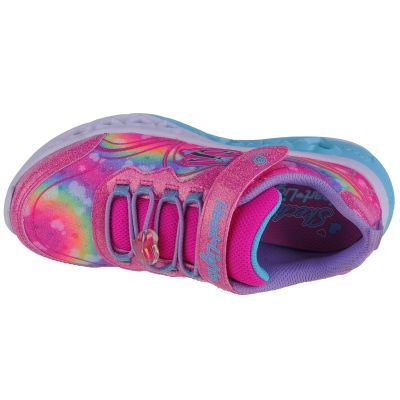 3. Skechers Flutter Heart Lights-Groovy Swirl 303253L-HPLV Rosa 28