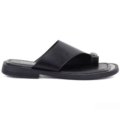 2. Elegante Damen-Flip-Flops, schwarz, Vinceza 62307