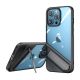 Ugreen Fusion Kickstand Case iPhone 13 Pro Hardcover mit Gelrahmen und Ständer schwarz (90153)