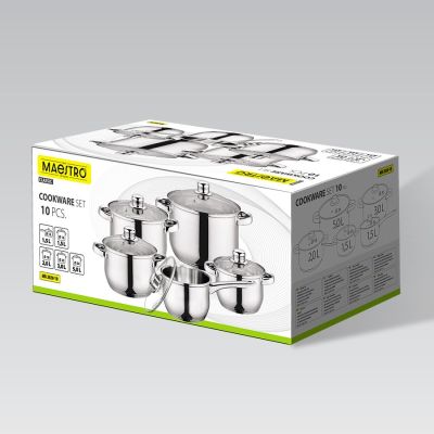 4. MR-2020-10 MAESTRO 10-teiliges Topfset