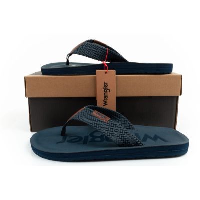 10. Wrangler Herren-Zane-Flipflops, marineblau
