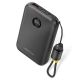 Vention Powerbank 10000mAh 2 x USB-C 1 x USB-A mit Display 22,5W schwarz