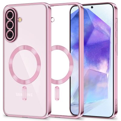 Tech-Protect MagFlex MagSafe Case für Samsung Galaxy A56 5G - Transparent Pink