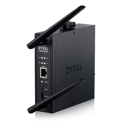 3. Wi-Fi-7-Access Point Zyxel IAP500BE-EU0101F BE5000, Dual Radio 2x2 MU-MIMO, PoE+ (802.3at), industrieller Access Point, DIN-Schienenmontage, Standalone/Nebula Cloud Managed