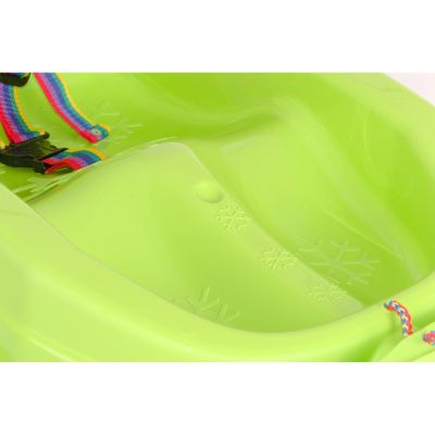 2. MINI-BOBEK-SCHLITTEN AUS KUNSTSTOFF, GRÜN
