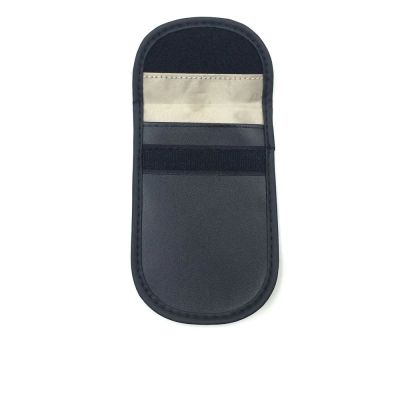 9. Diebstahlschutzhülle für Autoschlüssel, blockiert Funkwellen, schlüssellose Faraday-Box-Abdeckung, Faraday-Käfig, 14 cm mit 10 cm, Schwarz