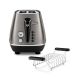 5. DeLonghi Distinta CTIN2103.TB Elektrischer Toaster