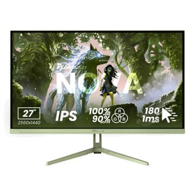 Arozzi | Nova | 27" | IPS | QHD | 16:9 | 260 Hz | 1 ms | 2560 x 1440 Pixel | 350 cd/m² | 2 HDMI-Anschlüsse | Waldgrün
