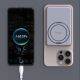 5. Dudao K28S 20W PD 5000mAh Powerbank mit MagSafe und Ständer - Silber