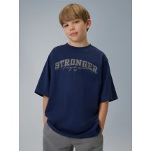 Locker geschnittenes Jungen-T-Shirt mit Aufdruck 4F 4FJRSS26TTSHM3465-31S