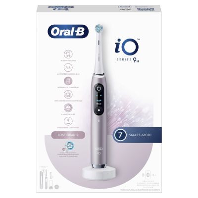 57. Oral-B iO Series 9 Zahnbürste mit Rosenquarz-Finish