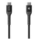 2. Spigen EB10010CCA Essential USB-C / USB-C 100W 100CM Kabel - Schwarz