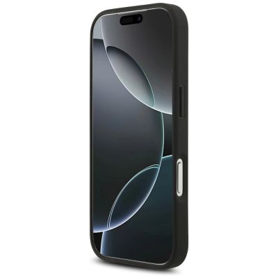 5. Guess 4G Circle Classic Logo MagSafe Hülle für iPhone 17 Pro - Schwarz