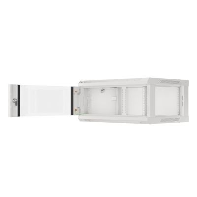 12. Lanberg WF01-6404-10S 4HE Rack-Wandschrank Grau