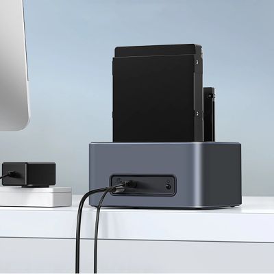 5. Orico 6656C3-C 5-Bay Dockingstation mit Offline-Klonfunktion 2,5"/3,5" SATA HDD/SSD - Grau