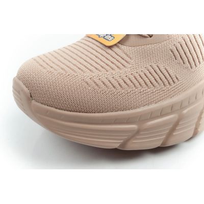 6. Skechers Damen-Sportschuhe Bobs B Flex SLIP-INS beige bequem