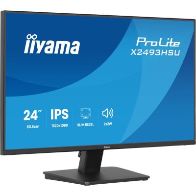 18. iiyama ProLite X2493HSU-B1 Computermonitor 60,5 cm (23,8") 1920 x 1080 px Full HD LED Schwarz