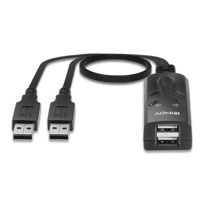 4. Netzwerk-Switch KVM USB 2Port/32165 Lindy