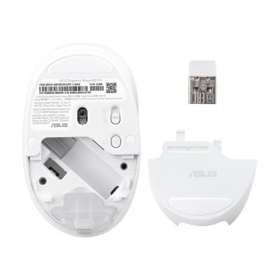 4. ASUS MD101 Duftmaus, kabellos/Bluetooth, schillernd weiß