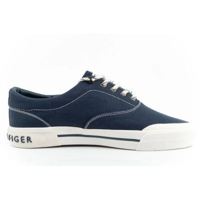 13. Tommy Hilfiger Herren Sportschuhe Sneakers modisch bequem Marineblau