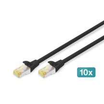 Digitus CAT 6A S/FTP Patchkabel, 10er-Pack