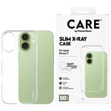 CARE by PanzerGlass Modisches X-Ray Soft Basic Case für iPhone 17 - Transparent