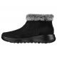 4. Skechers ON-THE-GO JOY FIRST GLANCE Damen Winterstiefel aus Wildleder mit Fell, Schwarz (144041-BKGY)
